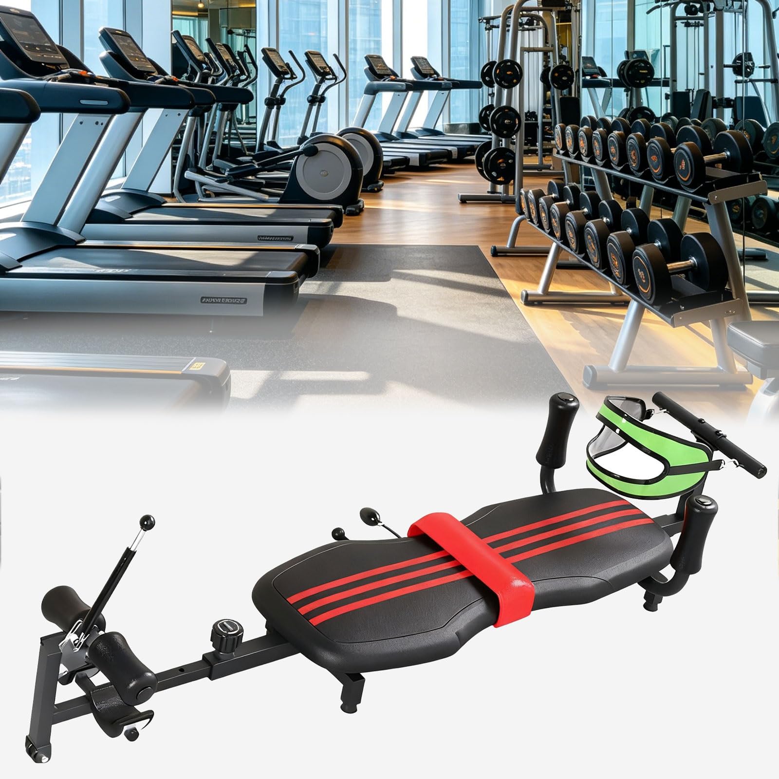 Mesa de inversión de Banco for Estiramiento de Espalda, máquina de Estiramiento, Mesa de tracción for Entrenamiento, tracción de Columna, Masaje Cervical Lumbar, Estiramiento, relajación Corporal