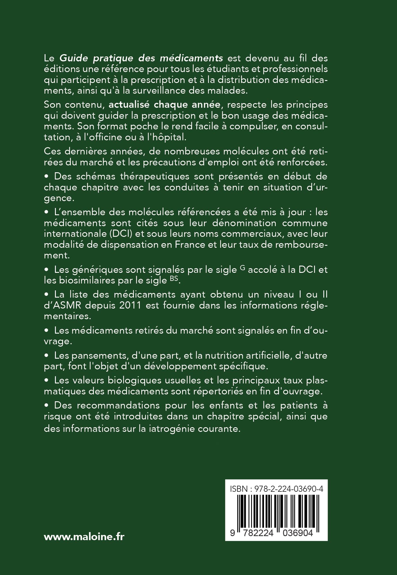 Dorosz Guide pratique des médicaments 2025, 44e éd.