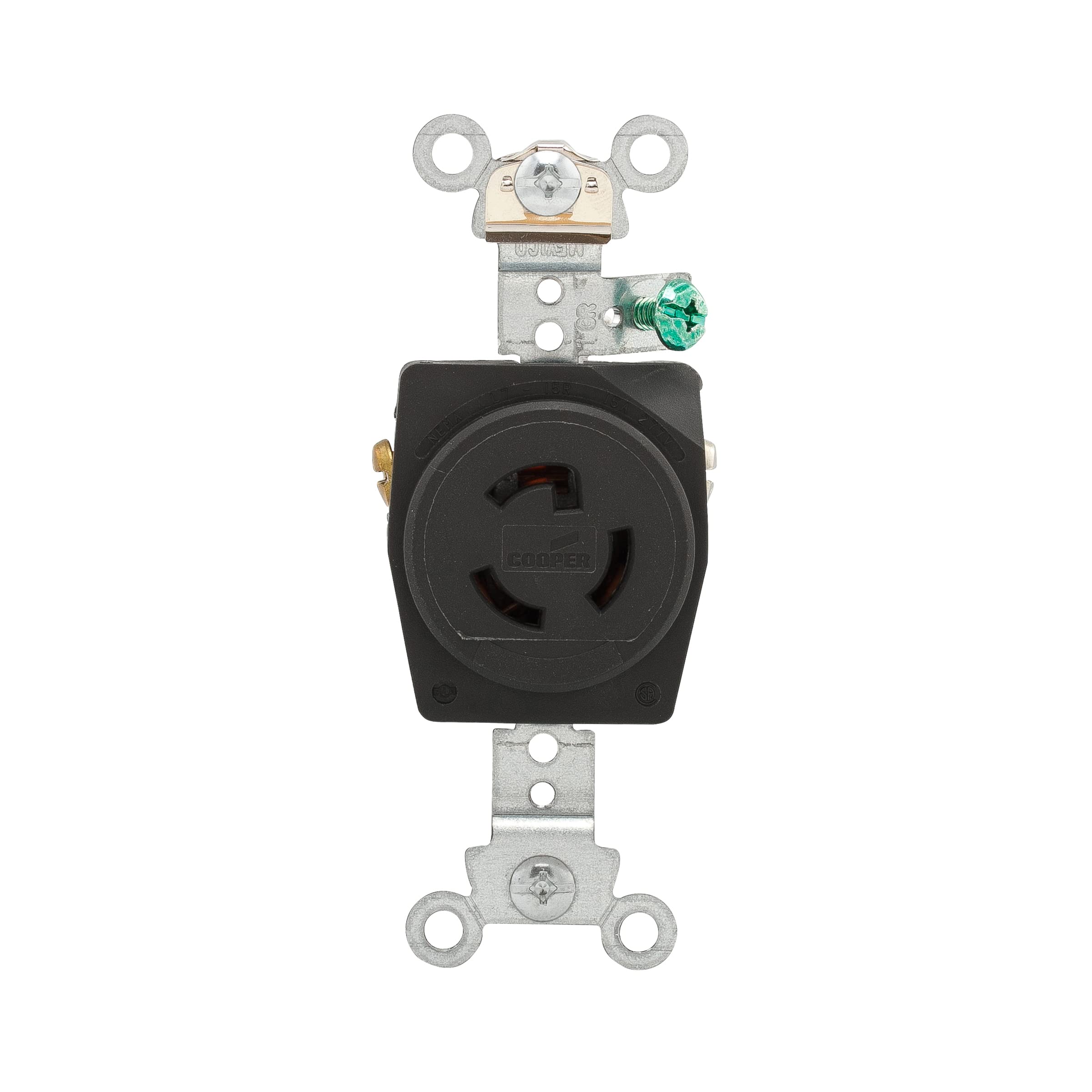 Eaton CWL715R 15 Amp 277V L7-15 Industrial Receptacle - Amazon.com