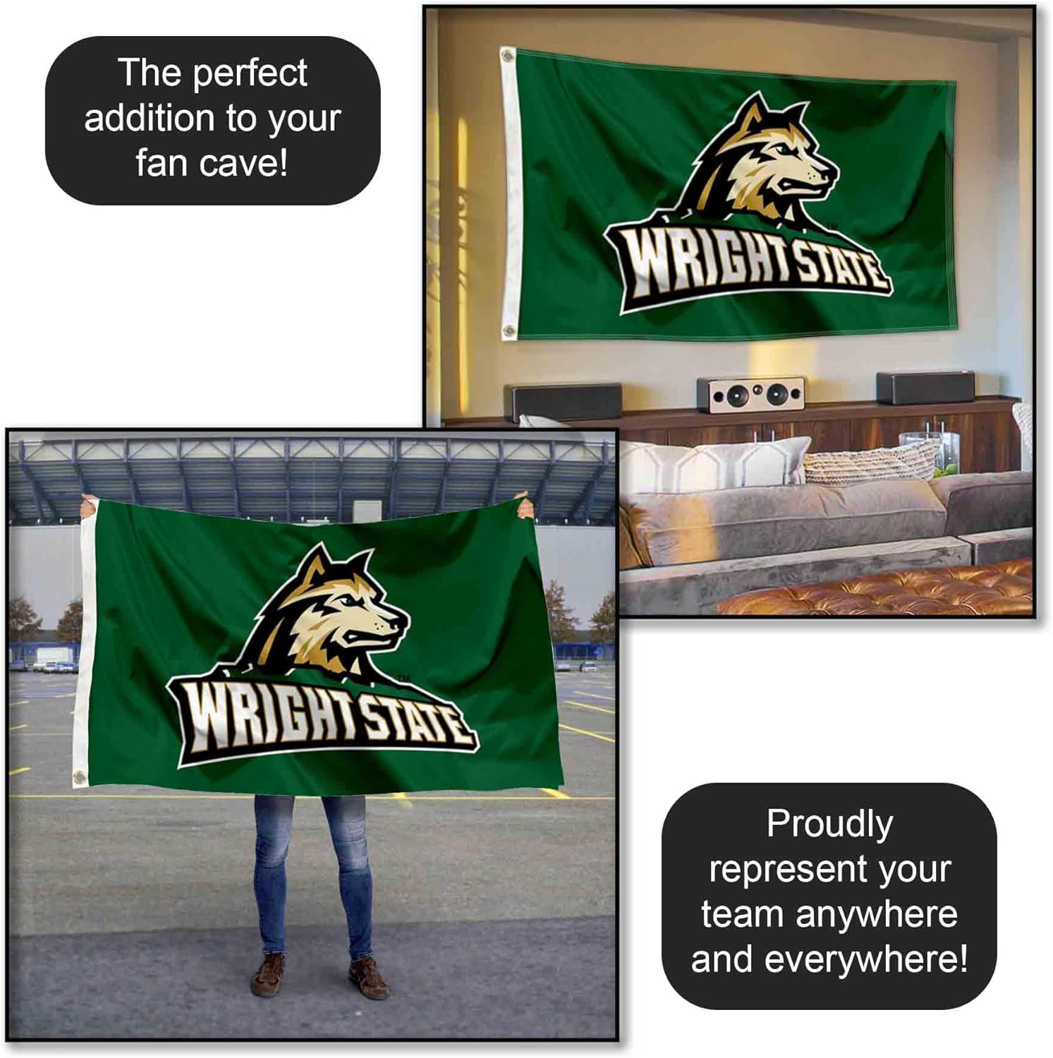 Wright State Raiders Flag