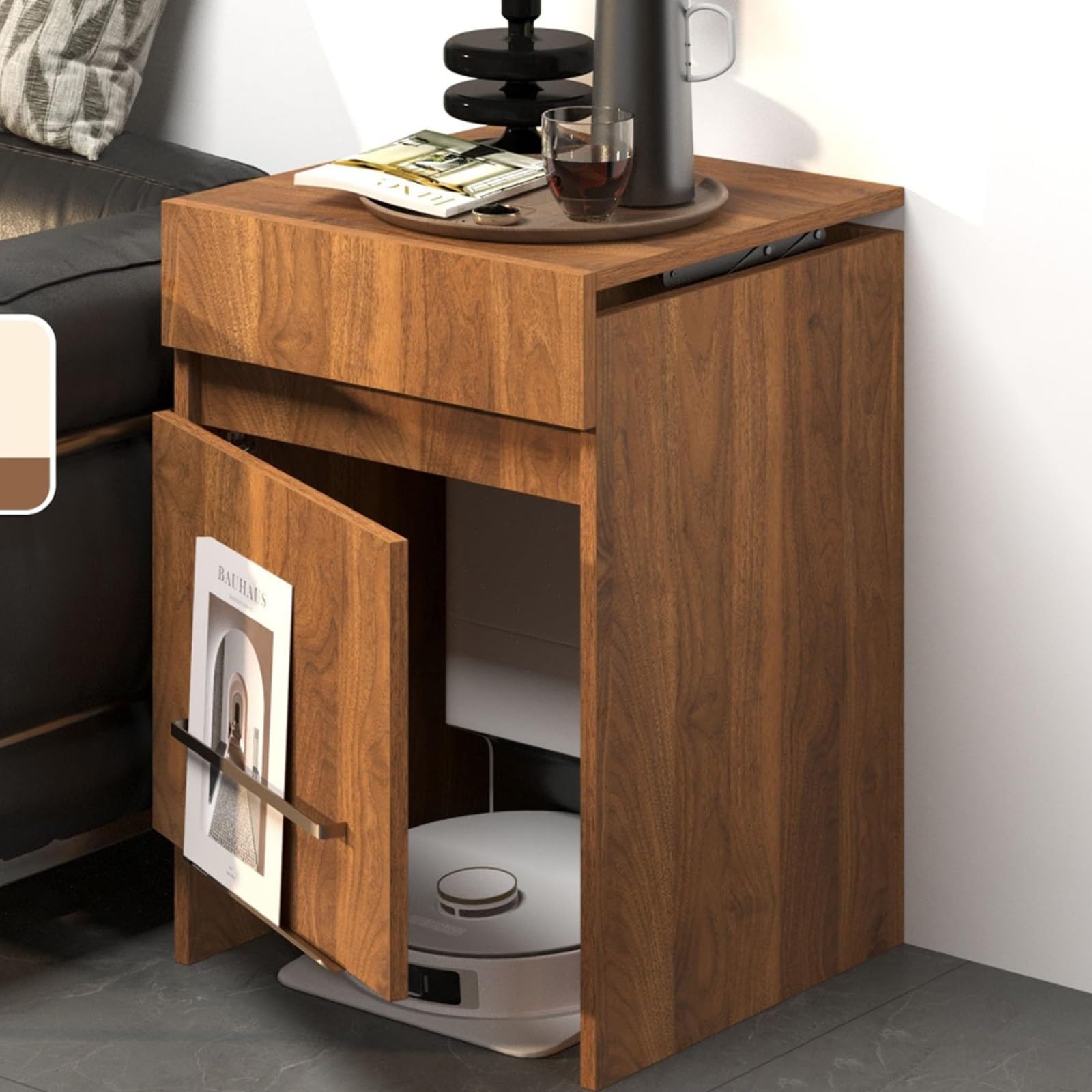 Meuble de rangement pour robot aspirateur : optimisez l'espace de votre cuisine avec ce buffet