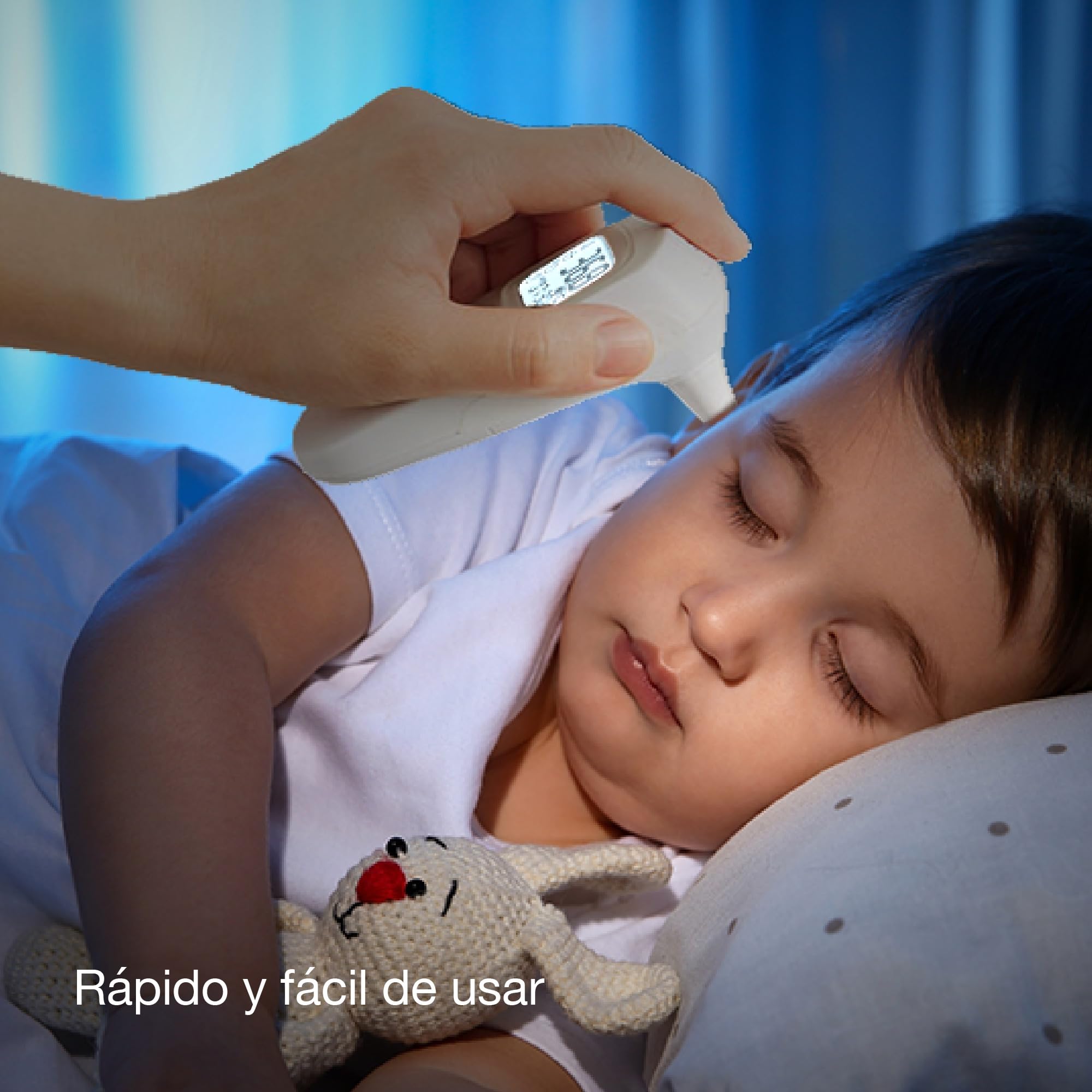 Citizen Termómetro digital CTD711 para frente y oído adultos niños bebés 4 modos 1 segundo White