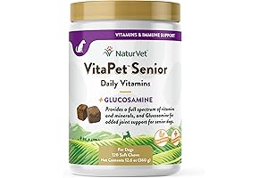 NaturVet VitaPet Senior Daily Vitamin Dog Supplements