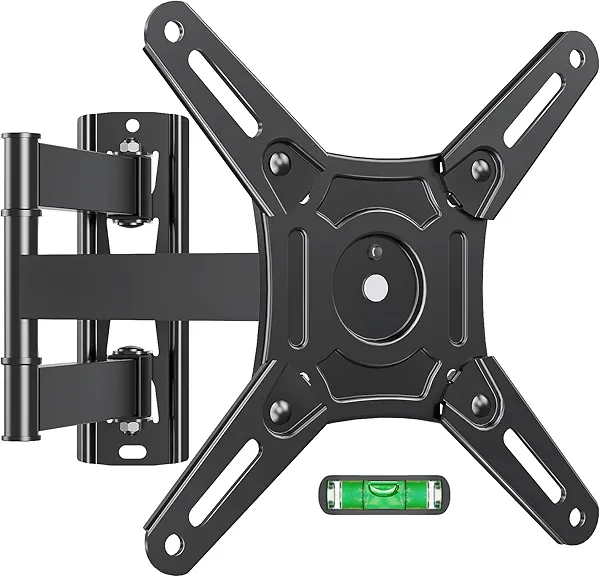 ELIVED UL Listed Full Motion TV Monitor Wall Mount for Most 14-42 Inch LED LCD Flat Screen TVs & Monitors, Swivel Tilt Extension Rotation tv Mount Bracket Max VESA 200x200mm, up to 44 lbs.
