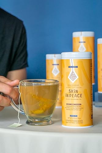 Miniatura 7 de The CoLymph Skin in Peace Tea té de hierbas holístico funcional para nutrir y calmar la piel desde dentro, apoya el sistema inmunológico para una