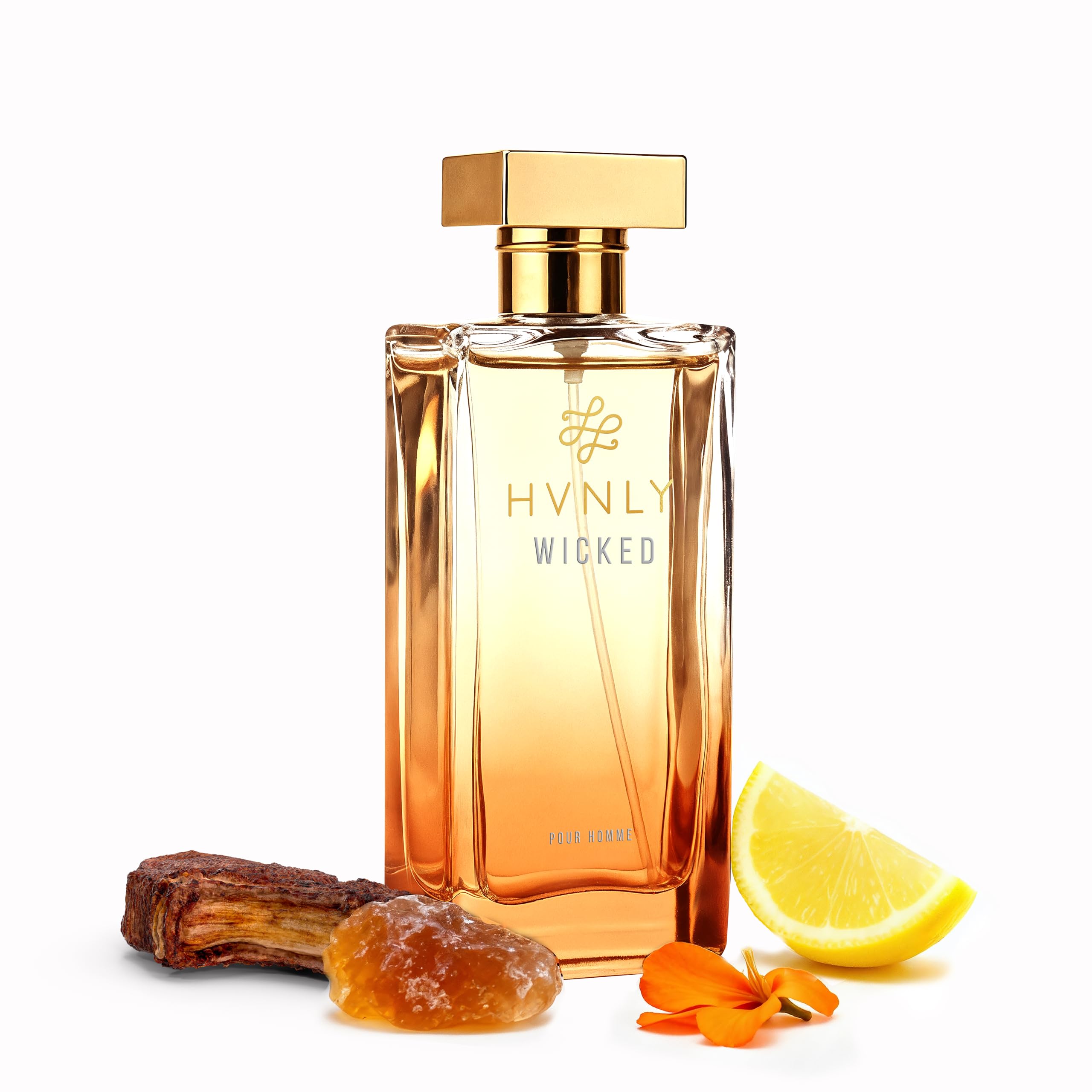 HVNLY Wicked Eau De Parfum For Men | Long Lasting Luxury Perfume |Orange Blossom, Bergamot, Lemon | Best Gift For Anniversary, Birthday, Wedding | Office Wear, Casual Wear | 30 ml