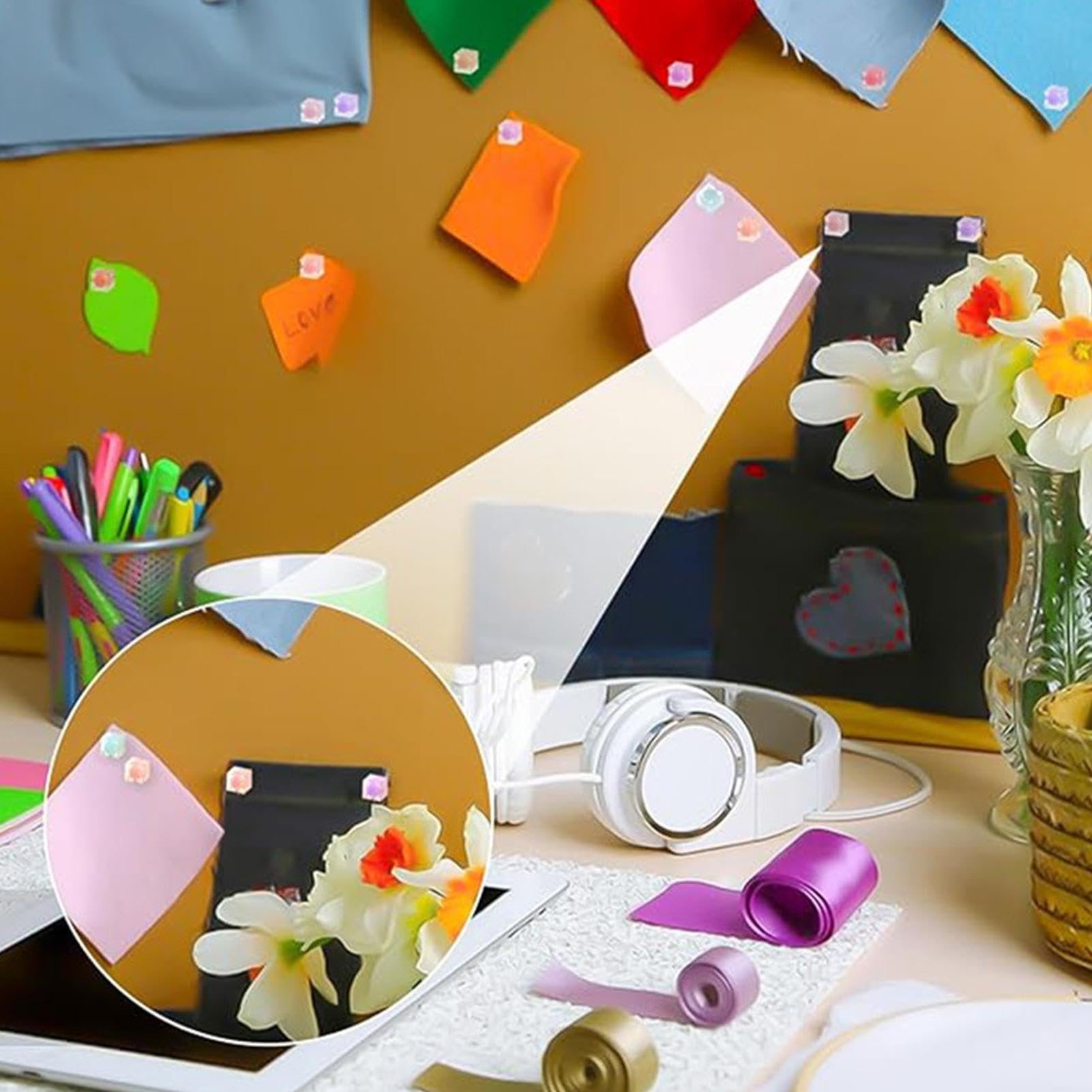 Reißnägel für die Wand bunt,Bunte Reißzwecken