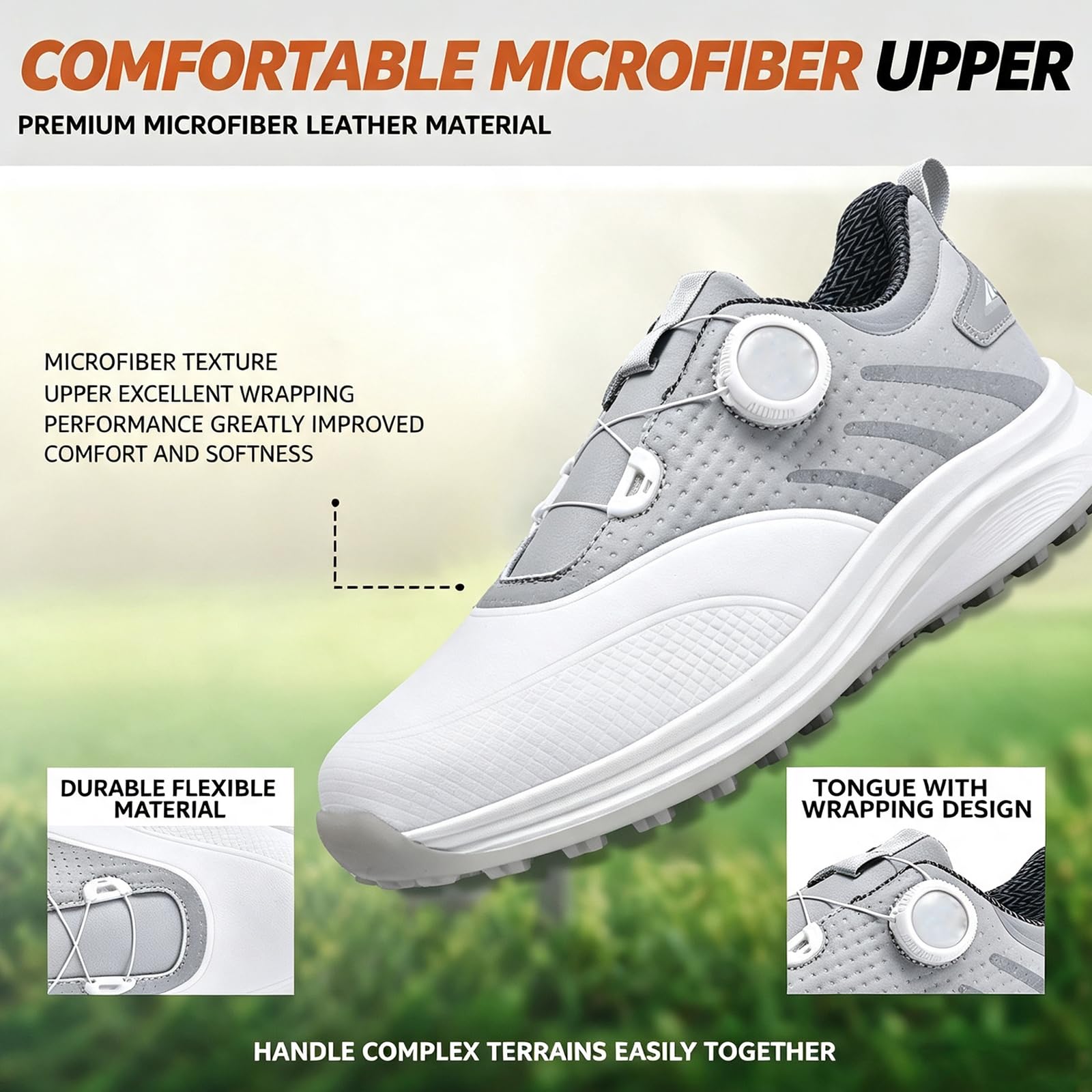 Zapatos de Golf Sin Clavos para Hombres