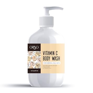 Vitamin C Body Wash For Uneven & Dull Skin - With Niacinamide and Tranexamic Acid - Brightening Daily Cleanser - 16 fl.oz