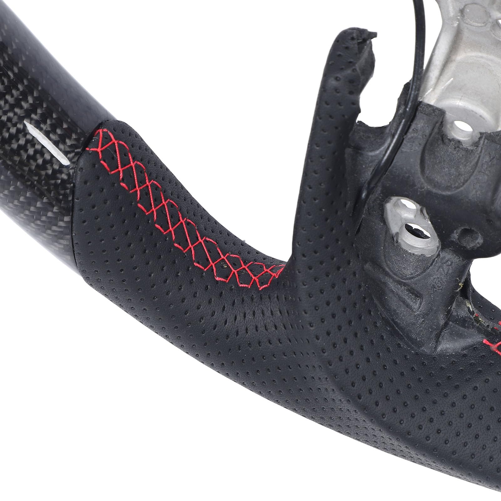 Race Style LED Shift Indicator Carbon Fiber Steering Wheel for XV70