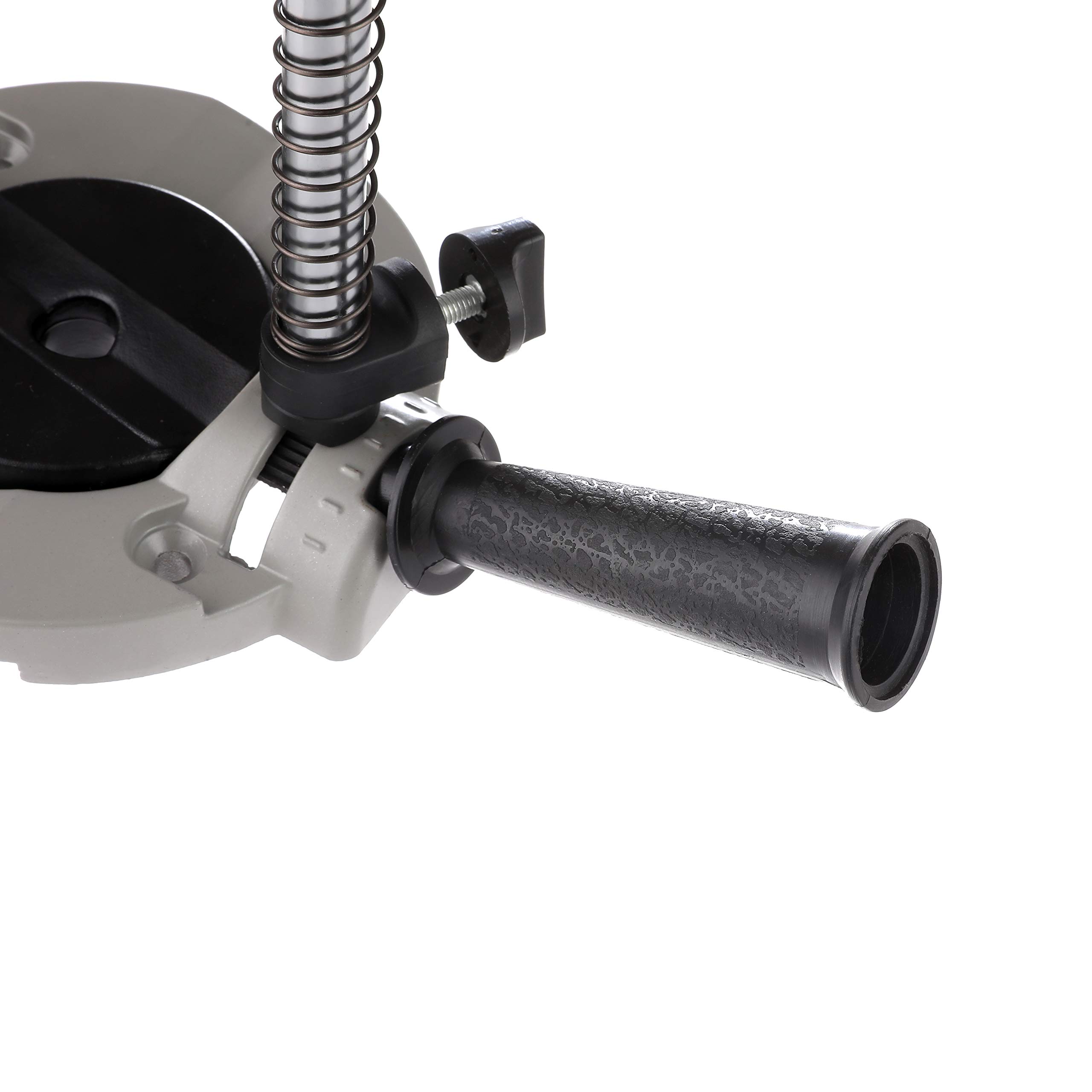 TOPWAY Support de Forage avec Mandrin 13mm, Attachement de Guide de Perçage Mobile Multi-angle pour perceuse électrique 1/2" et 3/8" 105414