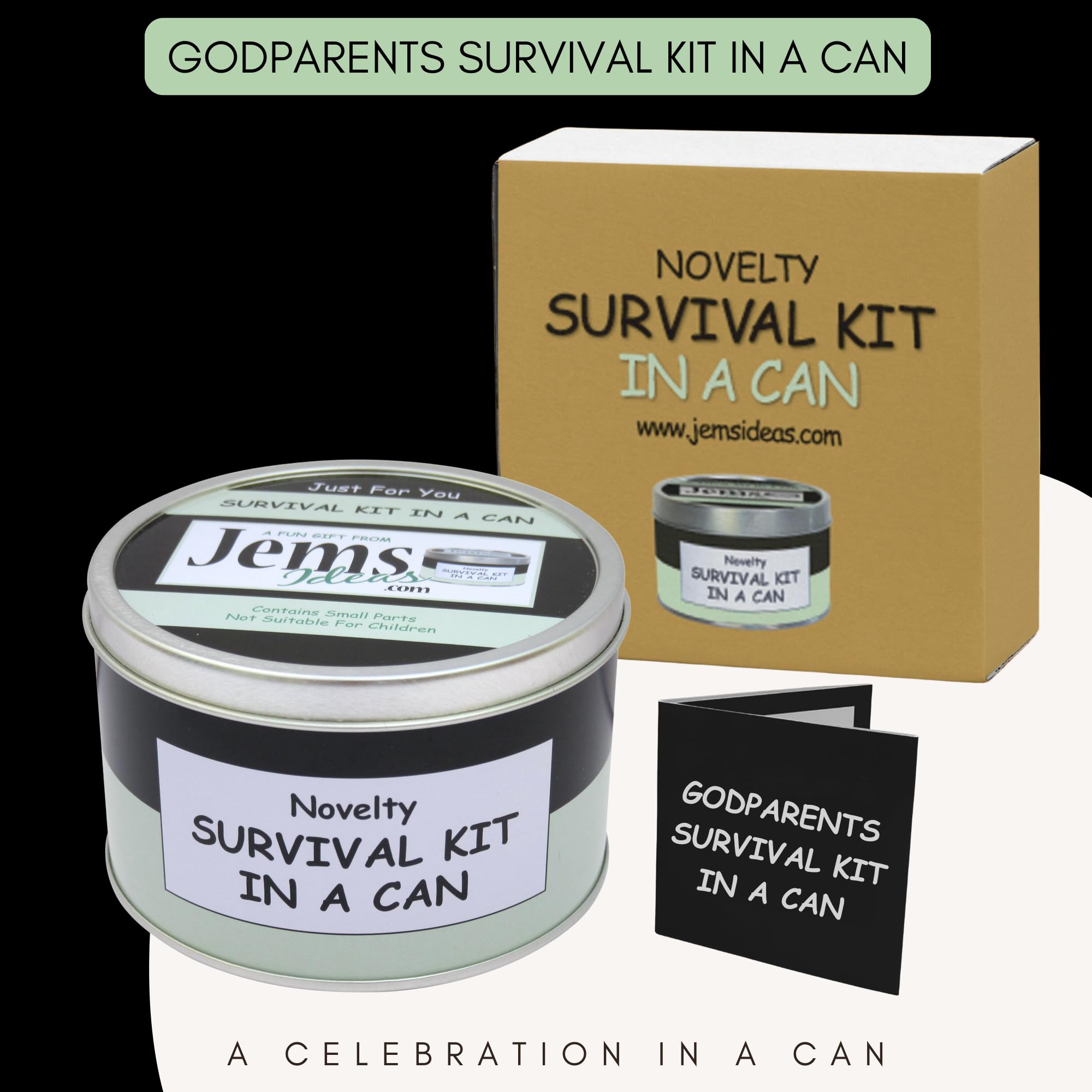 Kit di sopravvivenza per il padrino in lattina - Regalo e