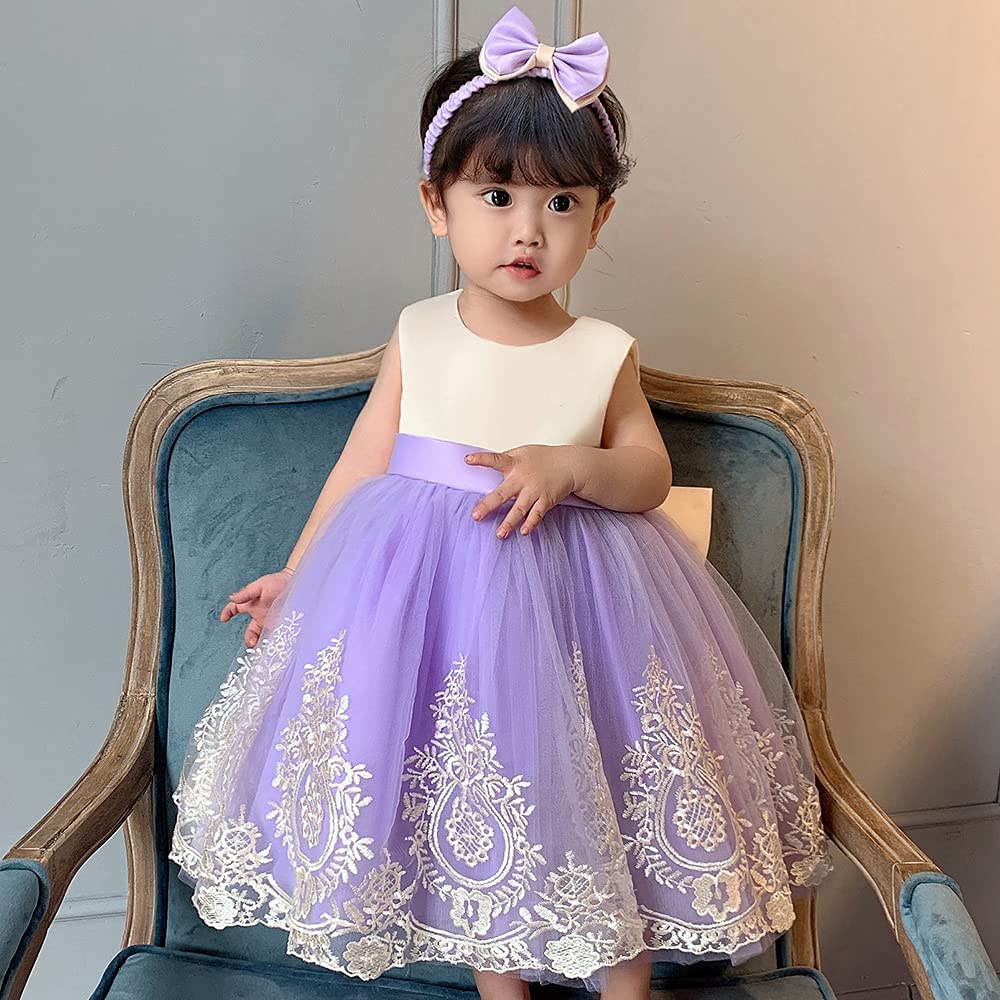 SAIHIME Children s Dress Baby Dress 2-Piece Set Ceremony Dress Embroidered 368 - Picture 2 of 5