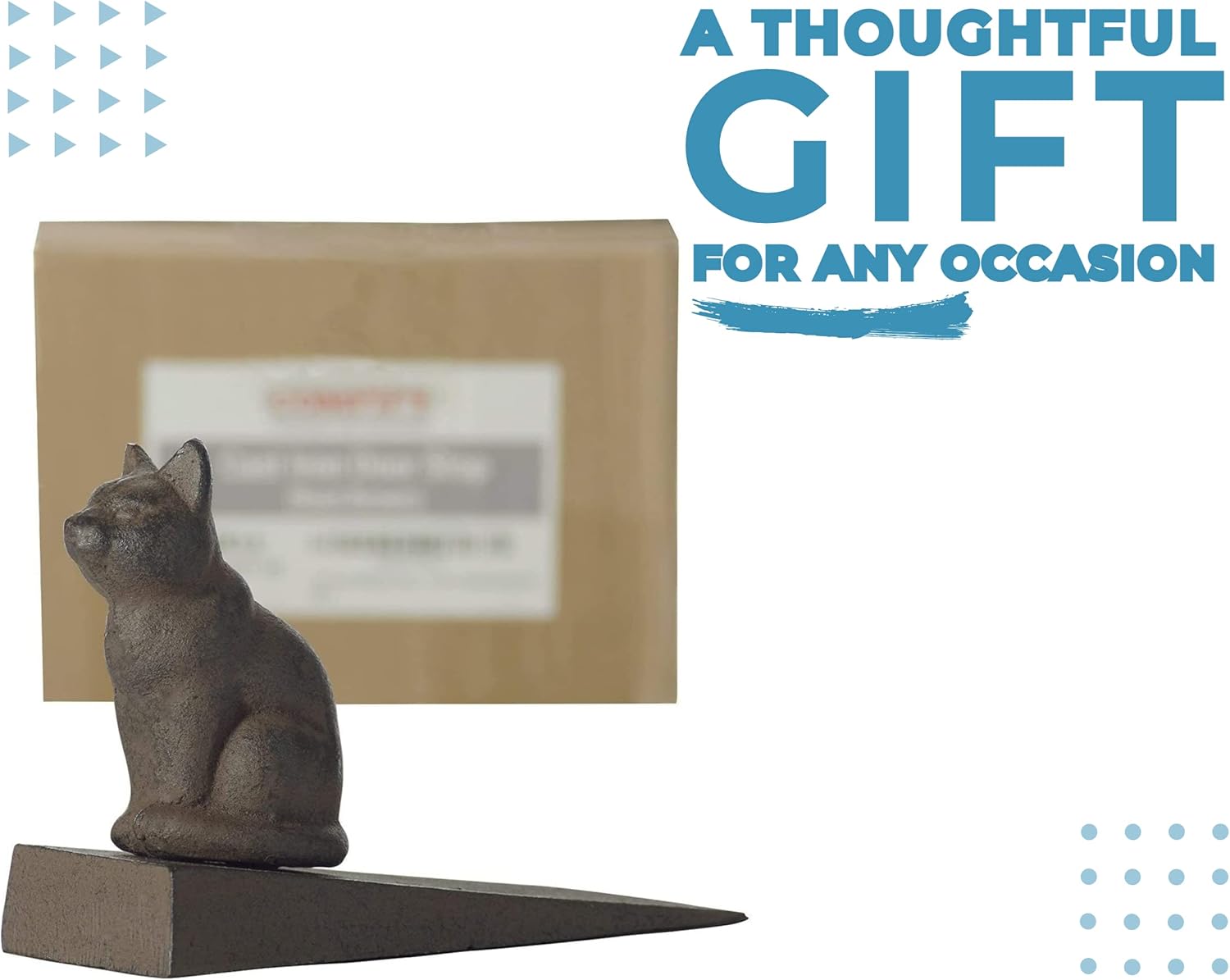 Bеѕt Dеаl 🛒 Vintage Cast Iron Cat Door Stop Wedge by Comfify | Lovely Decorative Finish, Padded Anti-Scratch Felt Bottom Protects Floors | Keep Your Doors Open| in Rust Brown Tесh Dеаlѕ 🔥 Vintage Cast Iron Cat Door Stop Wedge by Comfify | Lovely Decorative Finish, Padded Anti-Scratch Felt Bottom Protects Floors | Keep Your Doors Open| in Rust Brown