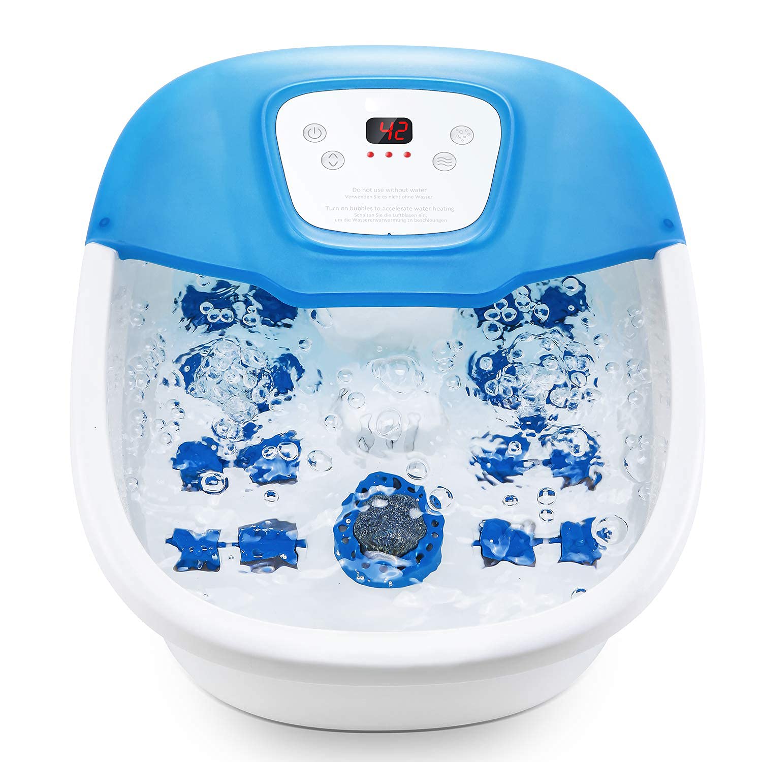 Buy Foot Bath Spa Massager with Heat, Bubble, Vibration, 16 Massage