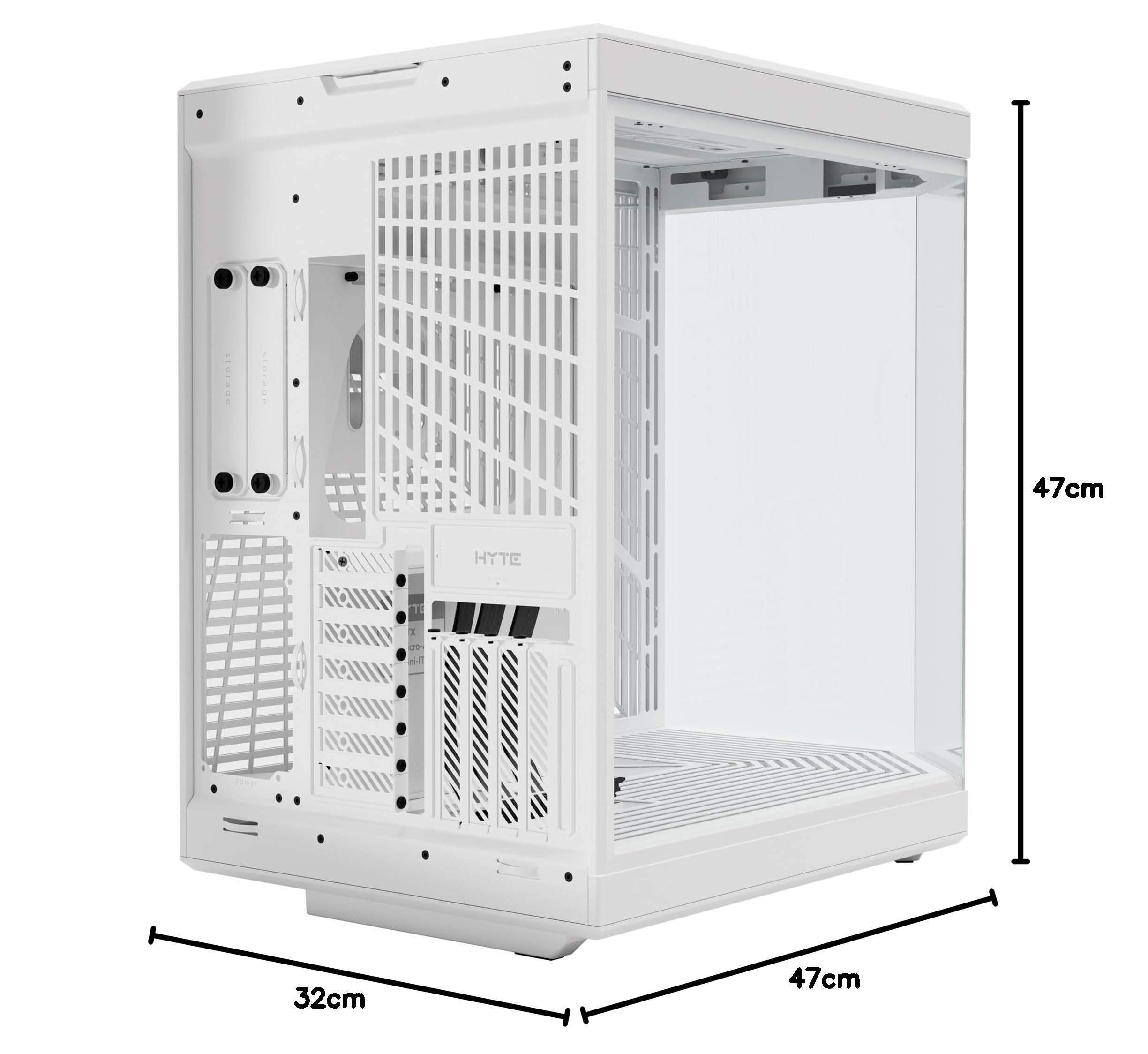 Hyte Obudowa Mid Tower Y70 Snow White (E-ATX/ATX/M-ATX/M-ITX)