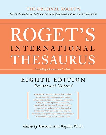 ROGET'S INTERNATIONAL THESAURUS, 8TH EDITION âTHUMB INDEXEDã