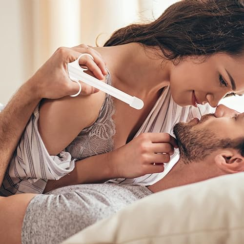 Miniatura 4 de FOMIYES 2 inyectores aplicadores de lubricante, tirador de tubo lubricante con tapa redondeada lisa, aplicador de anales desechables vaginales,