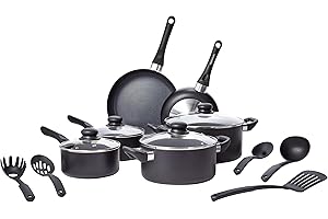 Amazon Basics Non Stick Pots and Pan Set