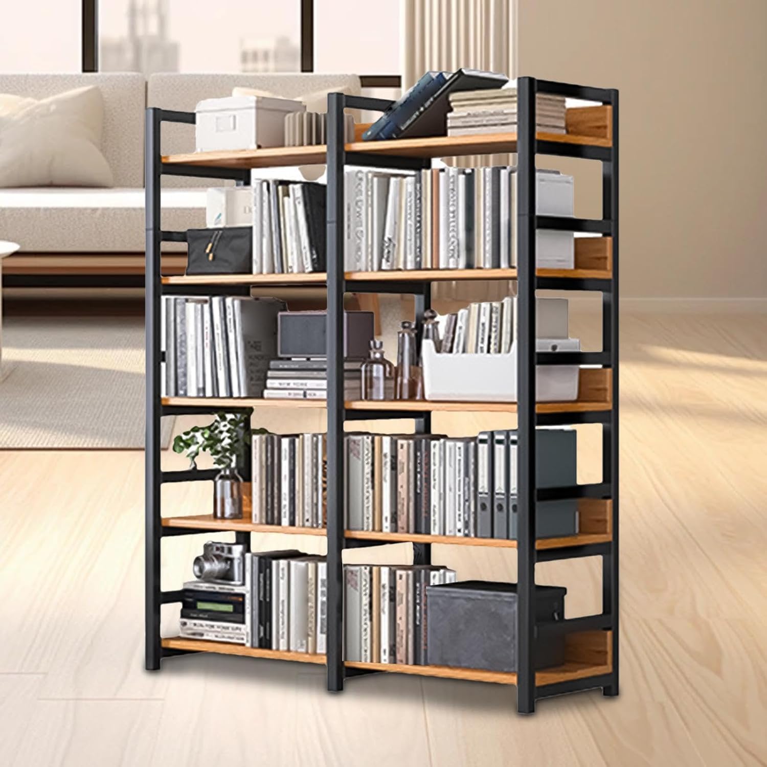 Amazon｜シェルフラック - 多目的収納ラック | フロアディスプレイ