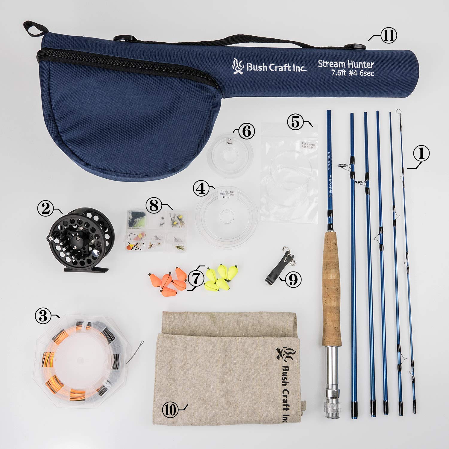 Amazon | Bush Craft(ブッシュクラフト) フライフィッシング