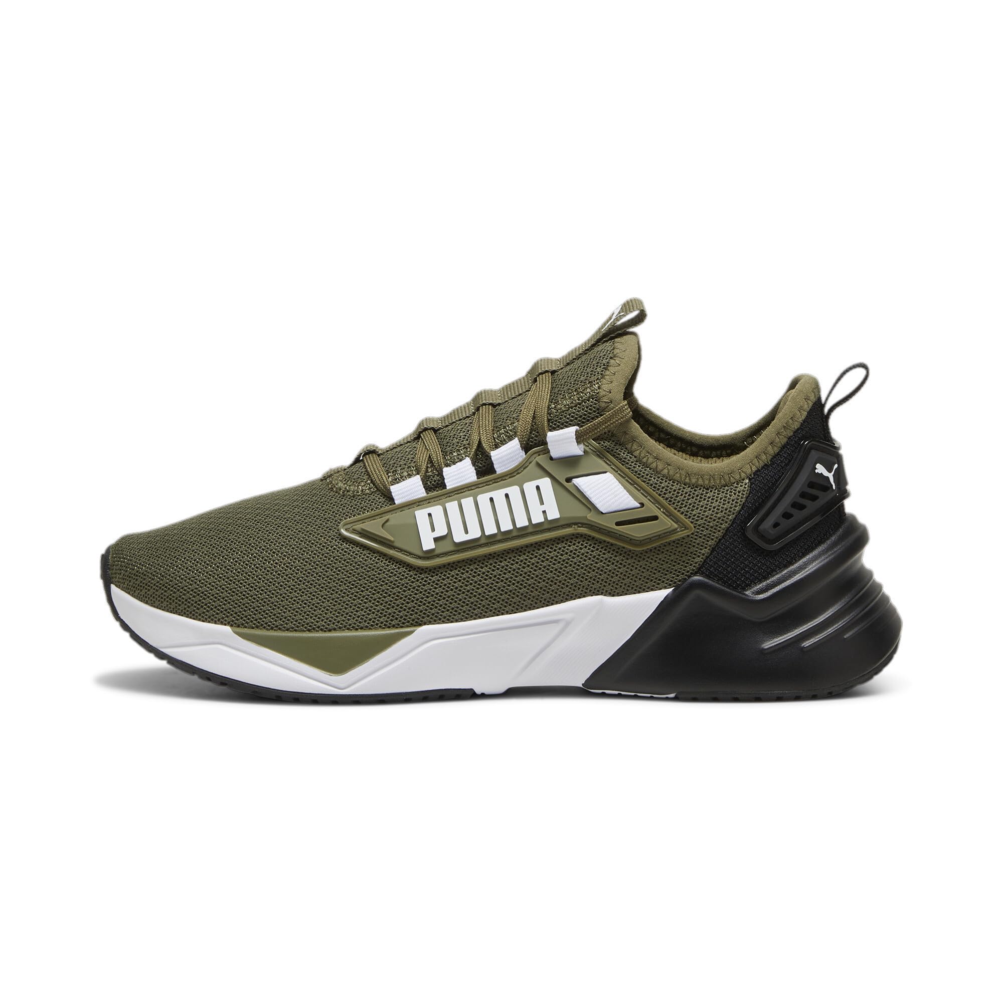 PUMA Młodzieżowe buty do biegania unisex Retaliate 3 czarne - UK 3