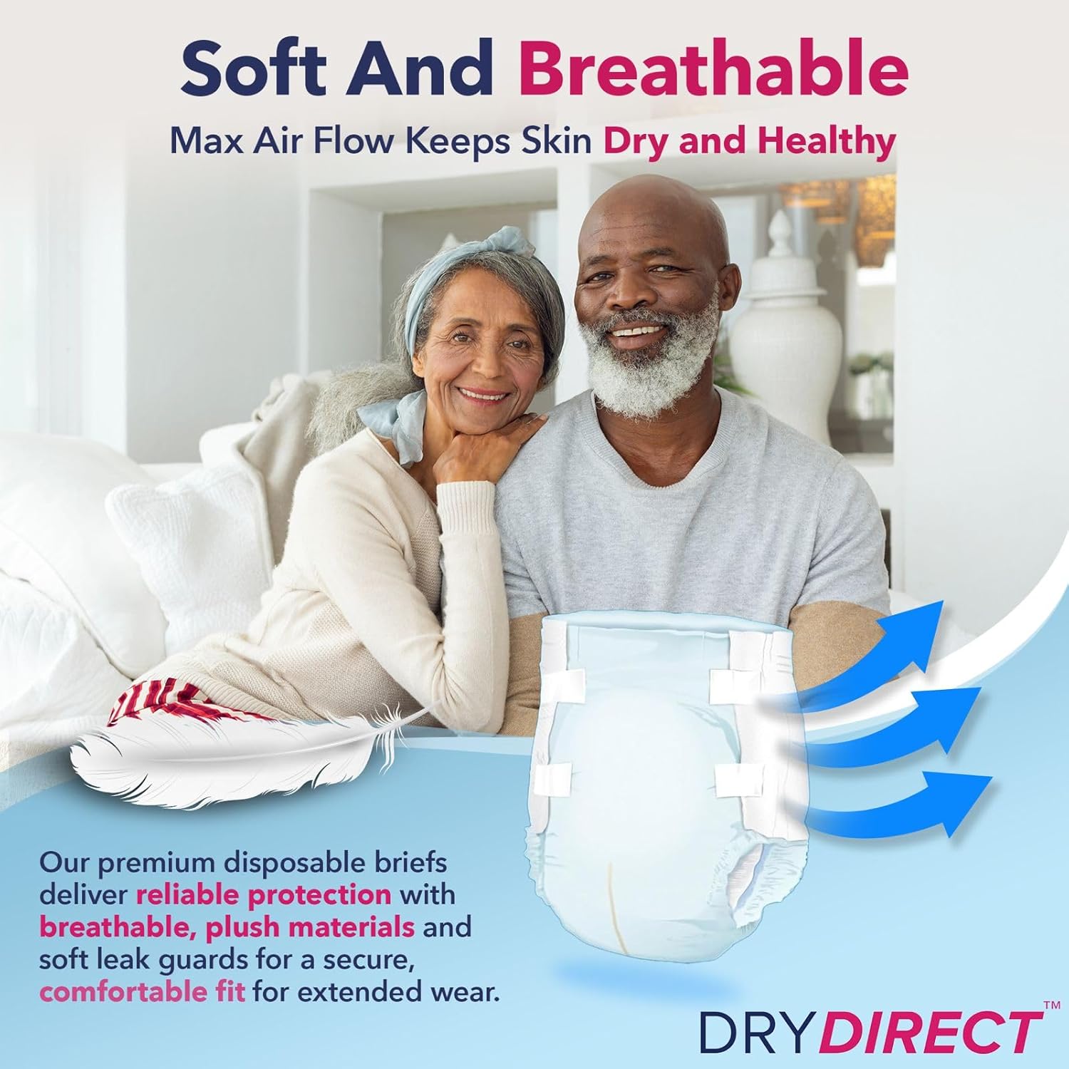 Dry Direct Maxi Overnight Brief (Pack of 15 - Large)