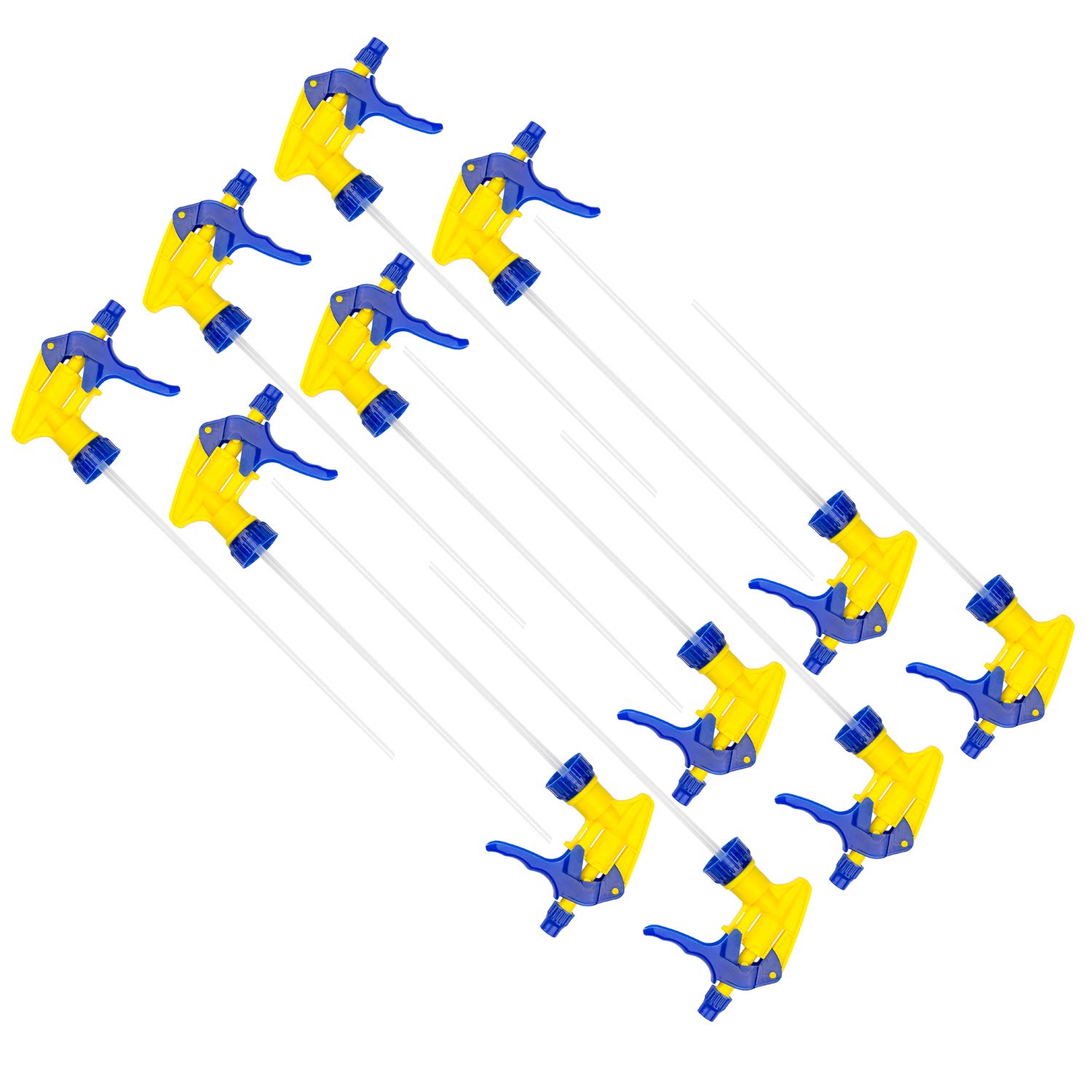 Trigger Spray Replacement for Water Bottle sprayers, Industrial Trigger Sprayer, Bottle Trigger (Pack of 12)