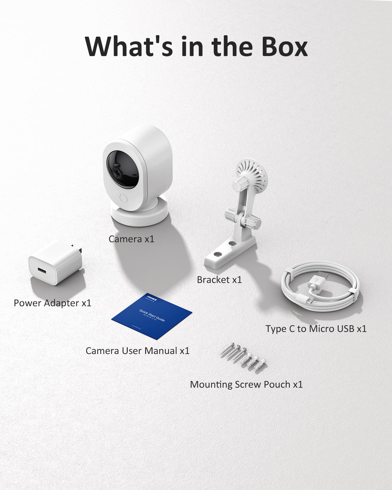 ANNKE 4K(8MP) Caméra Surveillance WiFi Intérieur, 360° Suivi Auto, Sécurité Bébé/Chien/Animaux avec App, WiFi 6 Bi-Bande 2,4/5GHz, Détection IA Humaine, Audio 2-Voies, Compatible Alexa