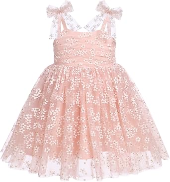 Baby Girl Birthday Dress Sleeveless Backless Princess Tutu Dress Toddler Cake Smash Party Photo Shoot Tulle Dresses