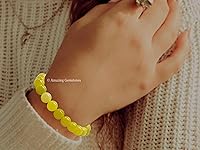 Vista 291 de Amazing Gemstone Pulsera de cristal para mujeres y hombres, pulsera de cristal curativo de protección, pulsera elástica con cuentas de piedras