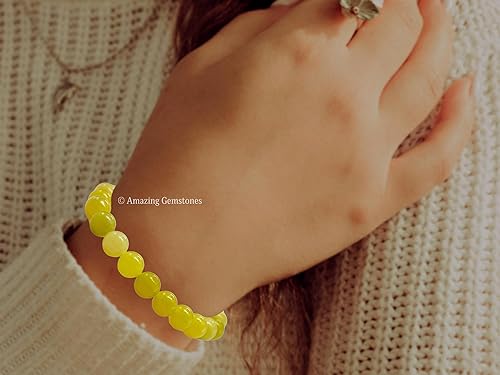 Miniatura 291 de Amazing Gemstone Pulsera de cristal para mujeres y hombres, pulsera de cristal curativo de protección, pulsera elástica con cuentas de piedras