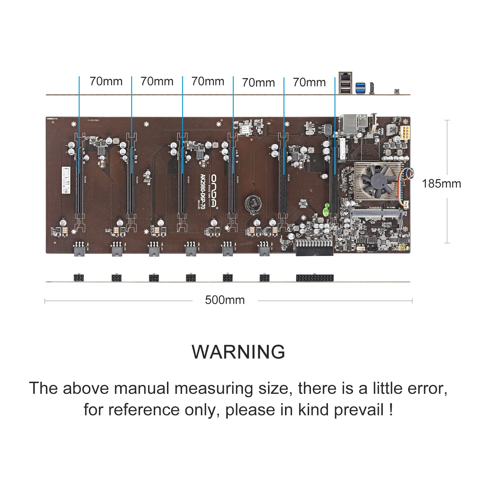 Amazon.com: Sistema completo de plataforma de minería para minería Ethereum  Coin Windows10, placa base de minería 6GPU incluyendo CPU, SSD, RAM, máquina  de minería a cielo abierto AK2980 D6P-70 Máquina de minería :