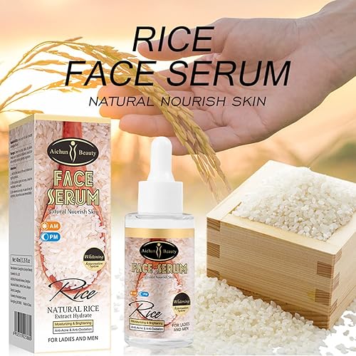 Miniatura 7 de AICHUN BEAUTY Suero facial Extracto de arroz natural Hidratante Anti-Acné Anti-Oxidación Refine Arrugas 1.4 fl oz/1.35fl.oz