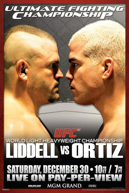 Amazon Co Jp Ufc 66 チャック リデル Vs ティト オーティズ スポーツポスター 12x18 ホーム キッチン