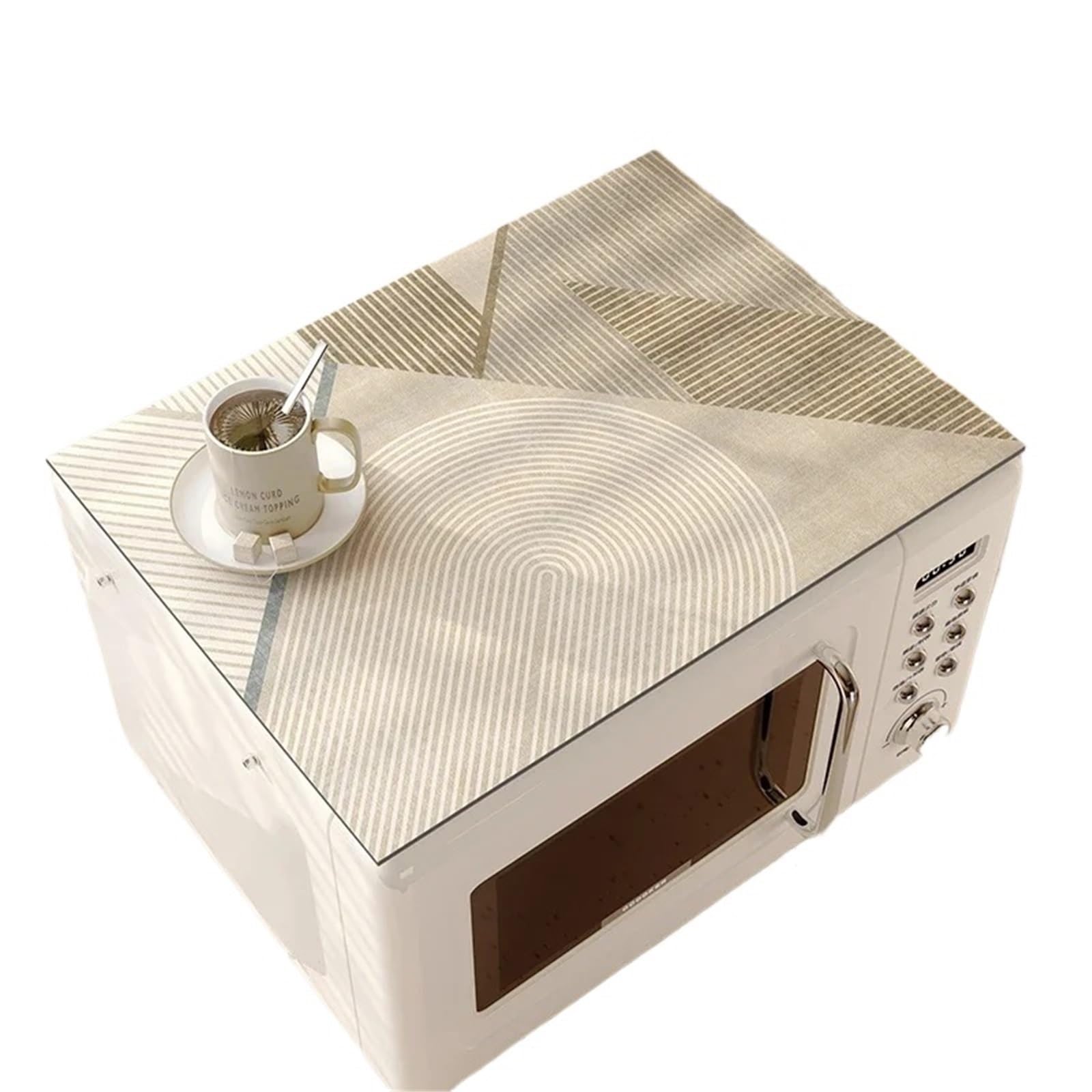 ZNTIHZ Nightstand Cover Furniture Protective Pad Soft Diatom Mud Mats Water Absorbent Table Mat For Coffee For Furniture Dresser(Beige C,60x60cm)
