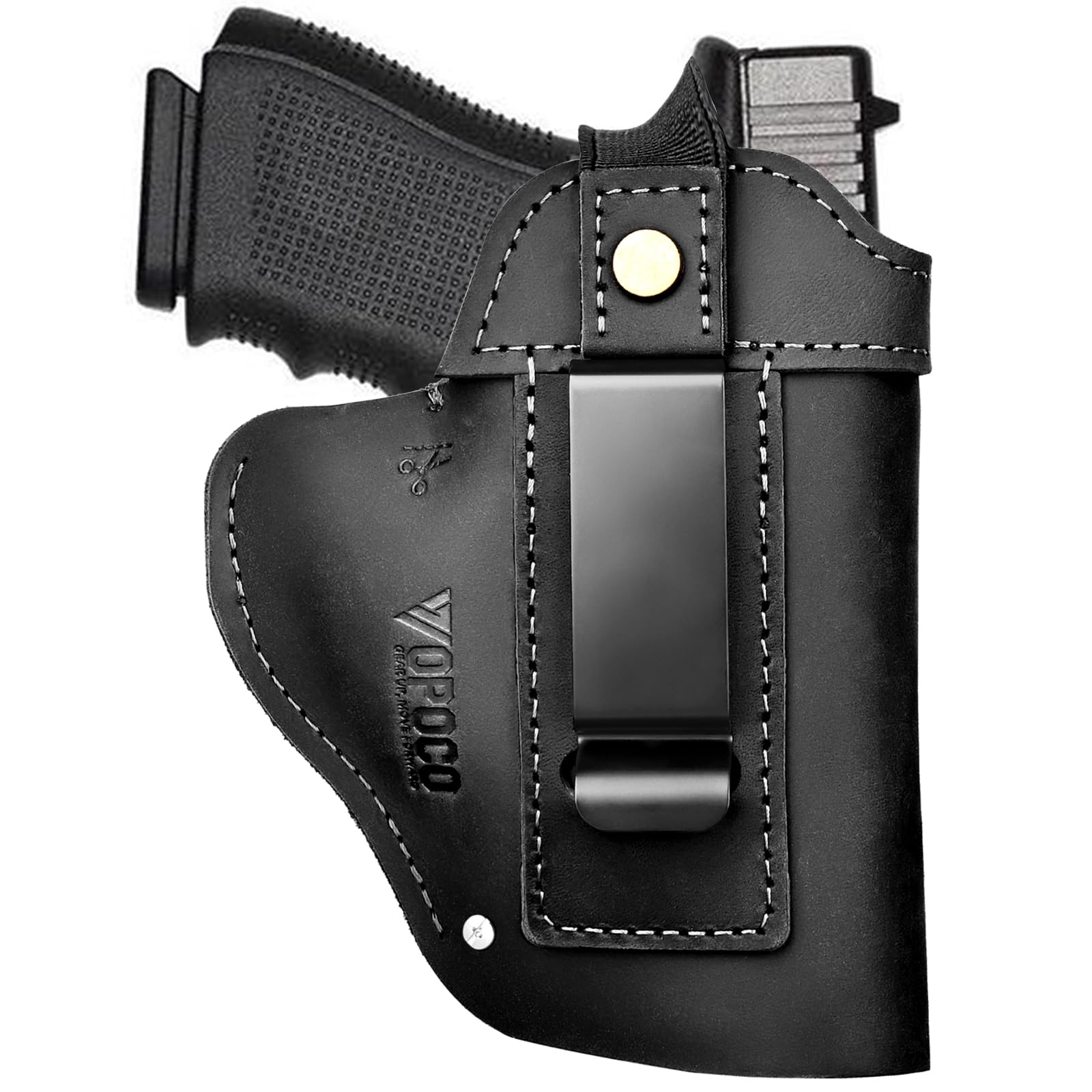Amazon.com : IWB/OWB Universal Leather Gun Holster for Men Women