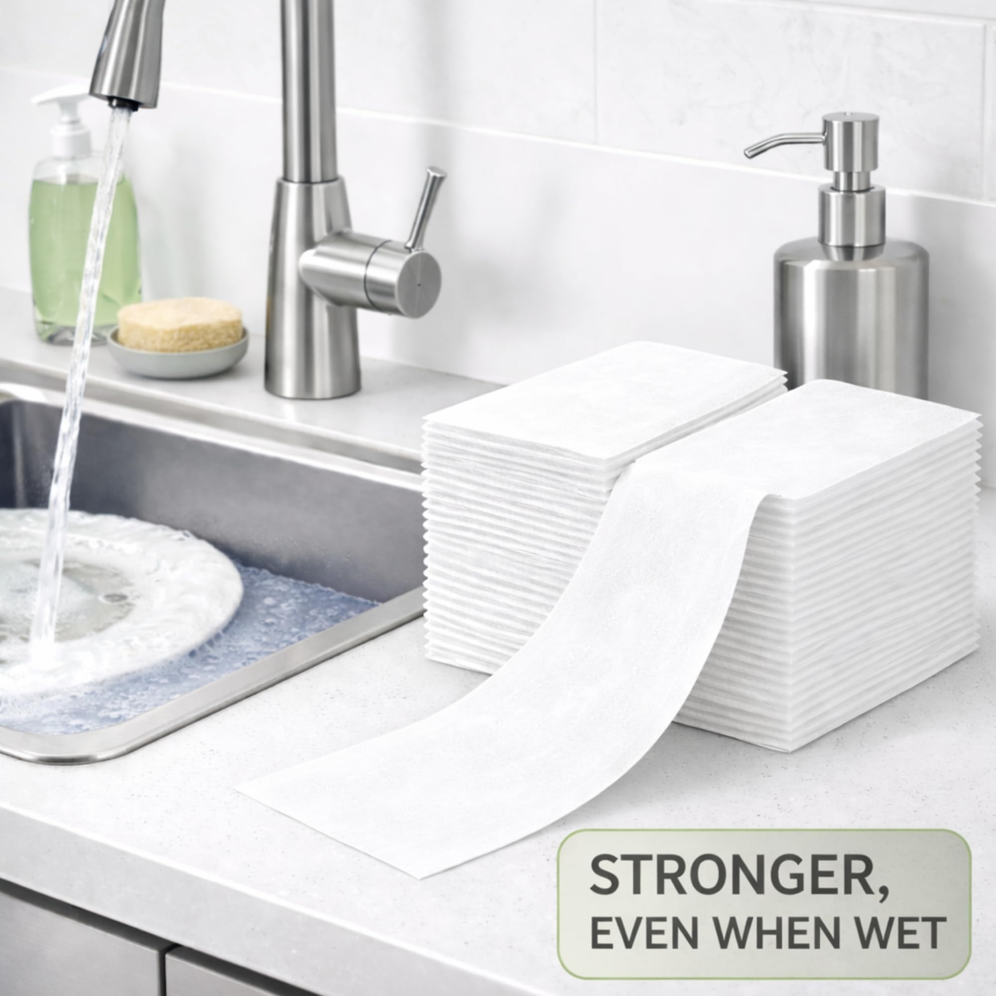 Premium - Servilletas de lino para invitados, servilletas absorbentes para cocina, baño, bodas y eventos