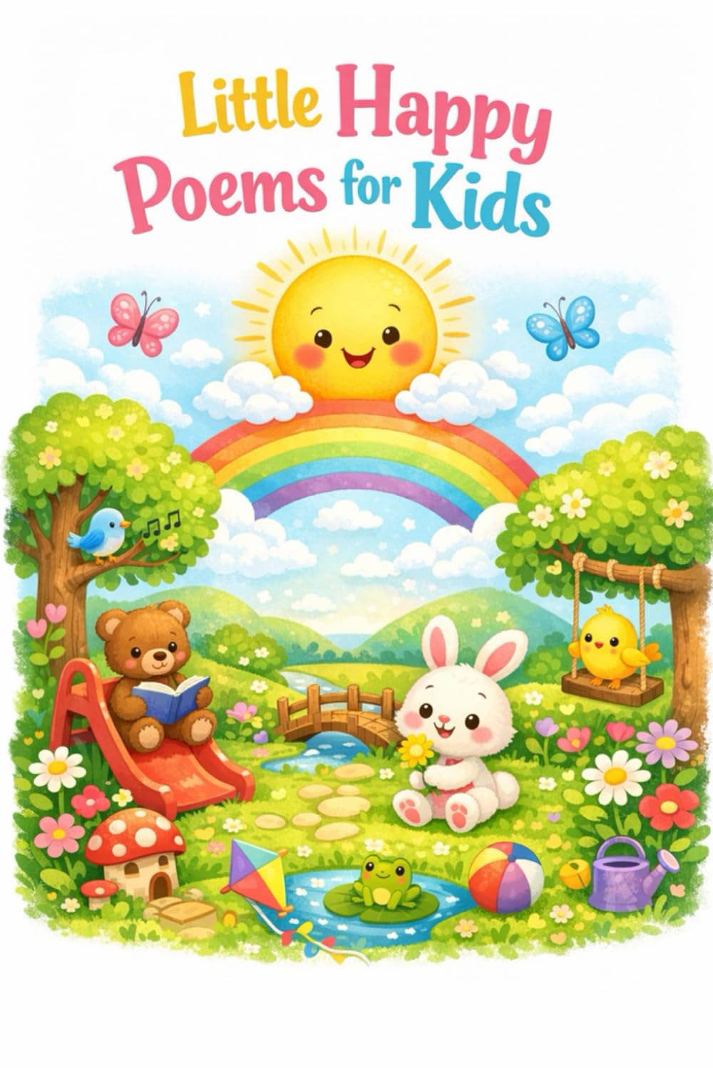 Little Happy Poems for Kids: 50 Fun and Easy Nursery Poems for Kids | Short Rhymes for Early Learning and Reading