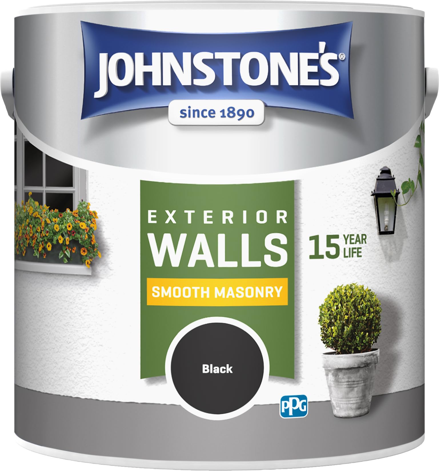 Johnstone's 309268 Magnetic Blackboard Paint Black, 750 ml