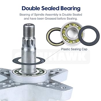Amazon.com : GUSUHAWK 2 Pack Pre-Greased 918-06991 Spindle