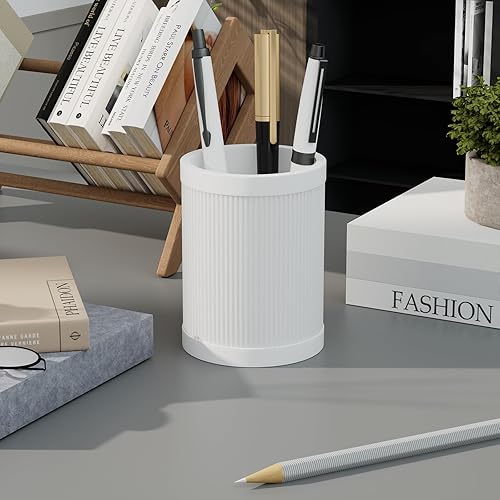 Miniatura 5 de Soporte estético para bolígrafo para escritorio, moderno soporte de silicona para lápices, elegante decoración de escritorio de oficina, hecho de