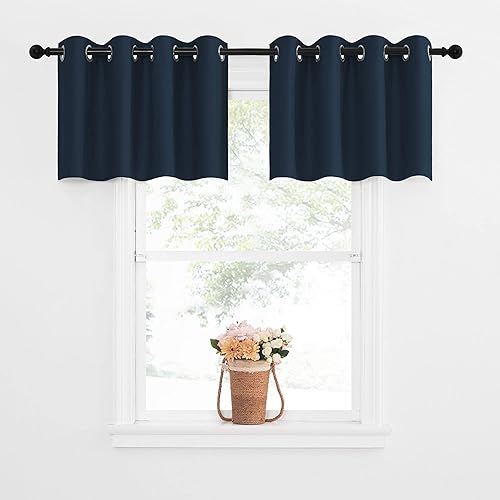 Miniatura 87 de NICETOWN Cortinas Opacas para Ventana de Guardería - Tratamiento de Ventana con Parte Superior de Ojales, Paneles de Cortinas Opacas (Verde Biscotti