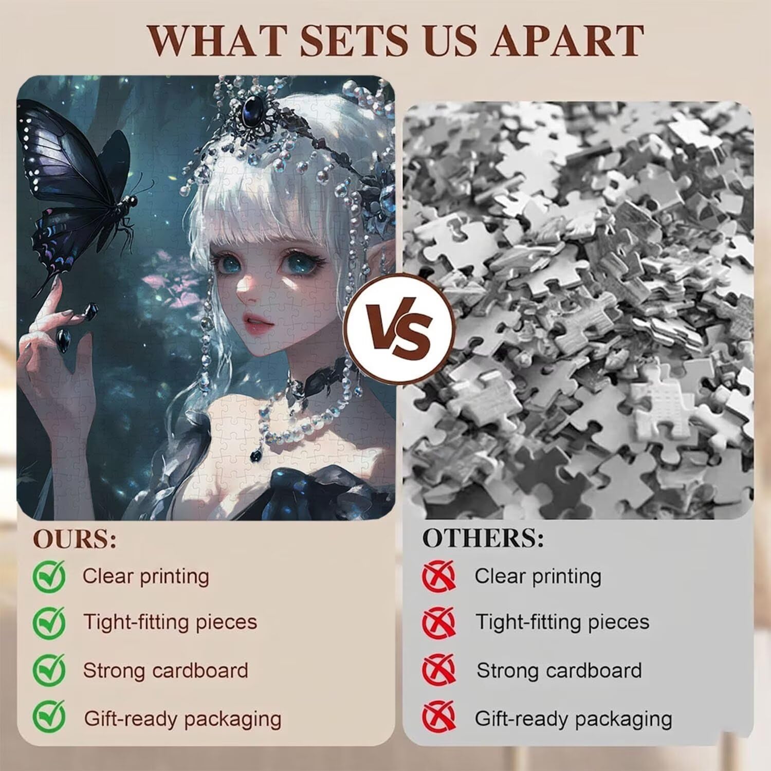 fumetti Bellezza Puzzle 1500 Pezzi per Adulti, Puzzle in Legno - Collezione Classica con Poster Incluso - Sfida di Concentrazione e Passatempo Antistress, Gioco per Famiglia, 87 x 57 cm f0-674