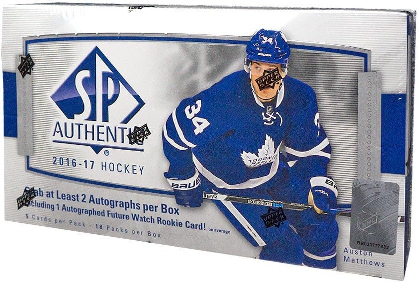 2016-17 Upper Deck SP Authentic Hockey Hobby Box
