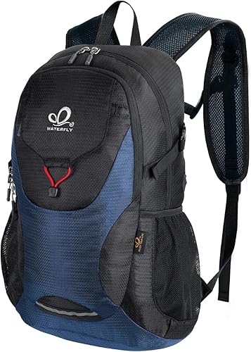 Miniatura 8 de WATERFLY Mochila de senderismo ligera y plegable Mochila de viaje plegable Ultraligero Camping Day Pack para Mujer Hombre