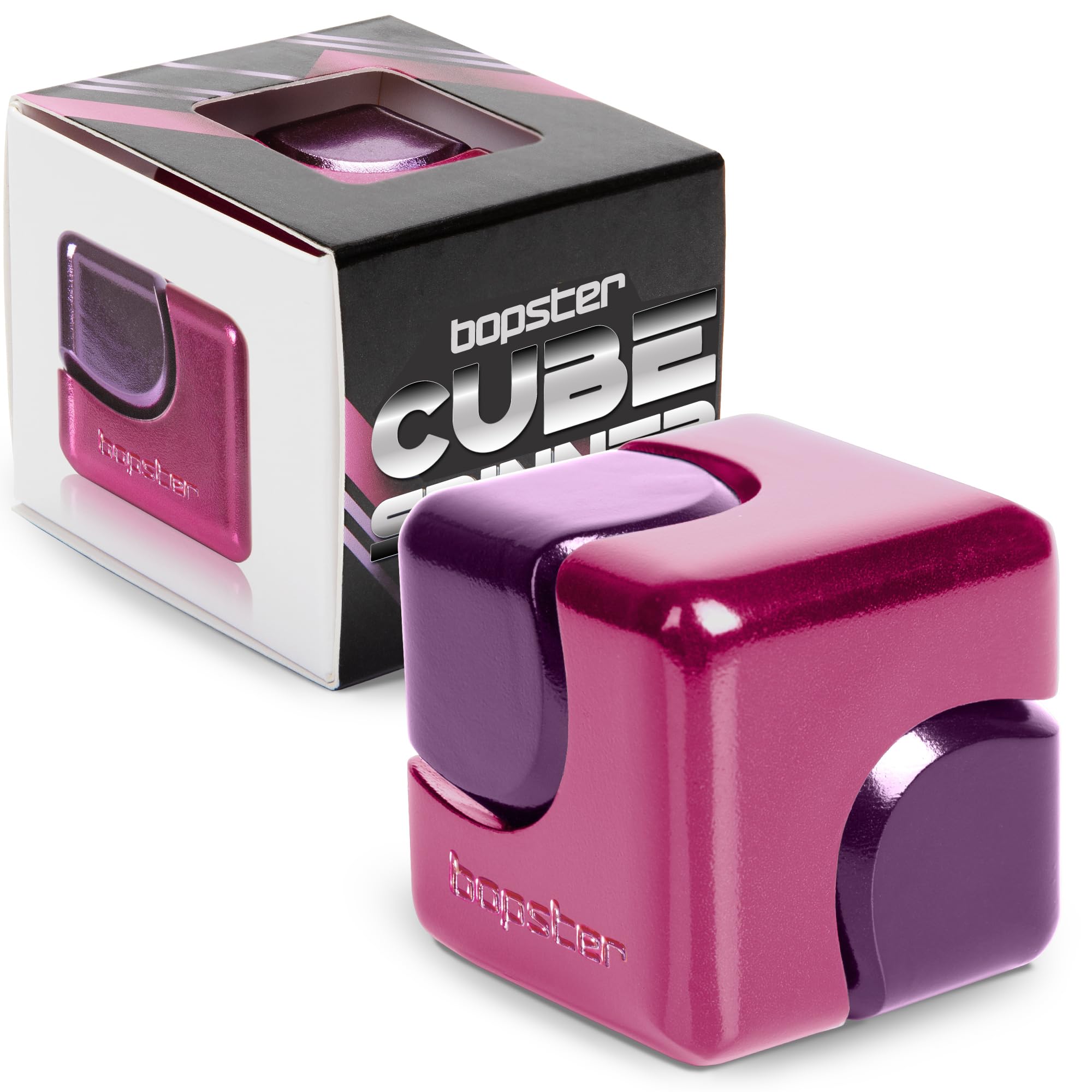 Amazon.co.jp: 石川玩具 ハンドスピナー CUBE SPINNER ピンクパープル