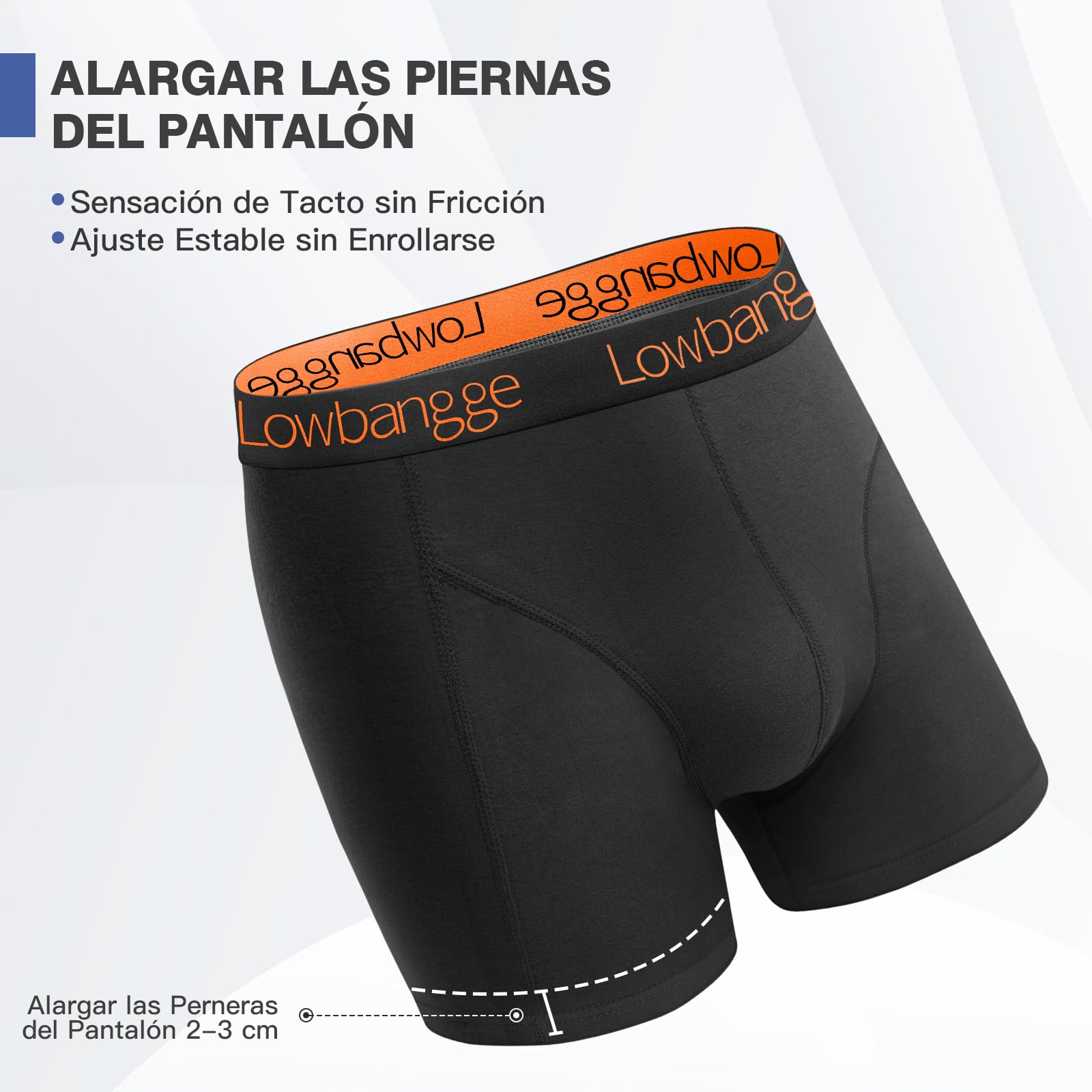 Calzoncillos Hombre Boxer, Pack de 9 Unidades, Algodón de Alta Elasticidad, Suaves y Cómodos, Piernas Alargadas, Ajuste Cercano y Antirollo