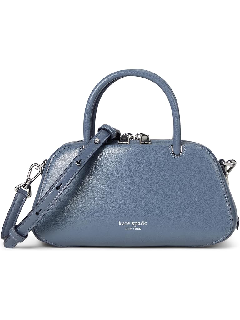 Taupe Kate Spade New York Grace Glazed Leather Mini Bag