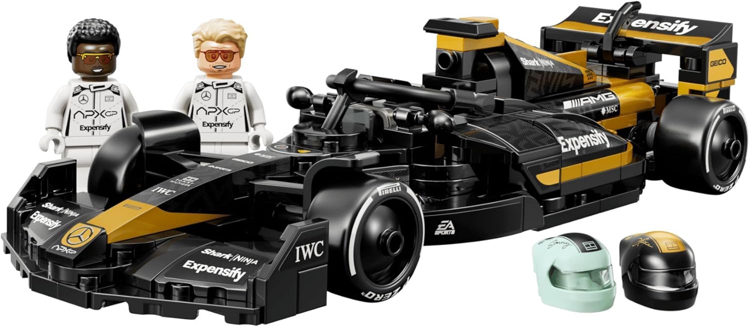 LEGO Speed Champion F1 The Movie APXGP Team Race Car, 77252 Toy Blocks, Boys, Girls, Authentic Product